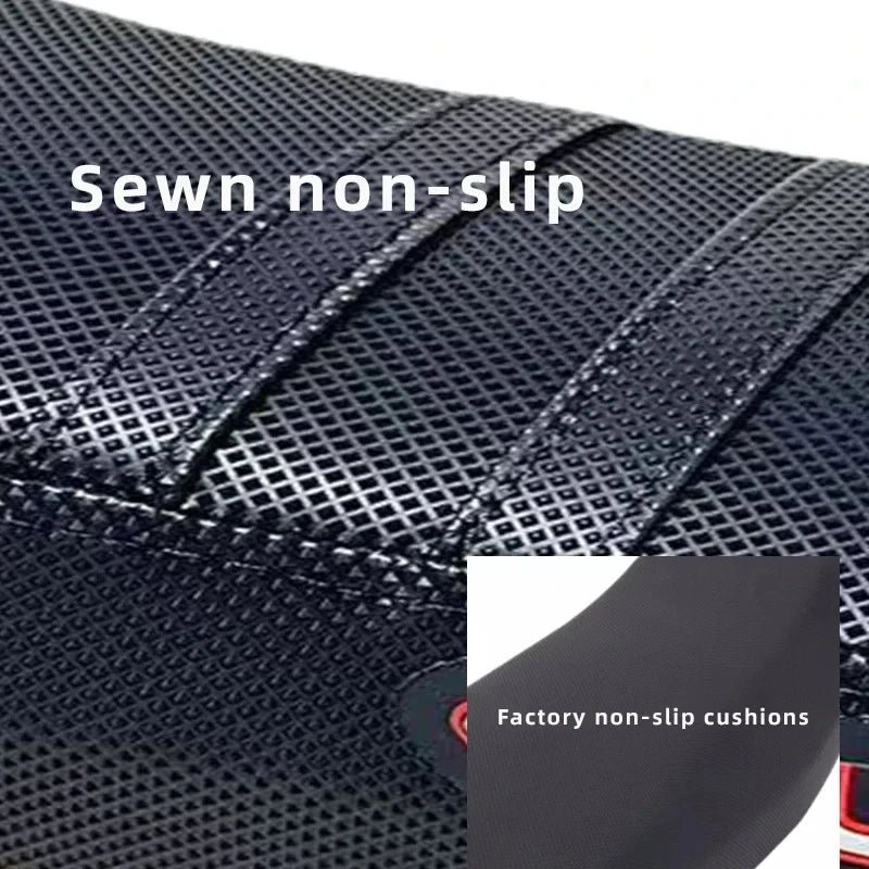 Motorcycle Pro Ribbed Rubber Gripper Soft Seat Cover For Surron Sur-Ron Lightbee Light Bee X S Off-Road Electric Vehicle E-Bike