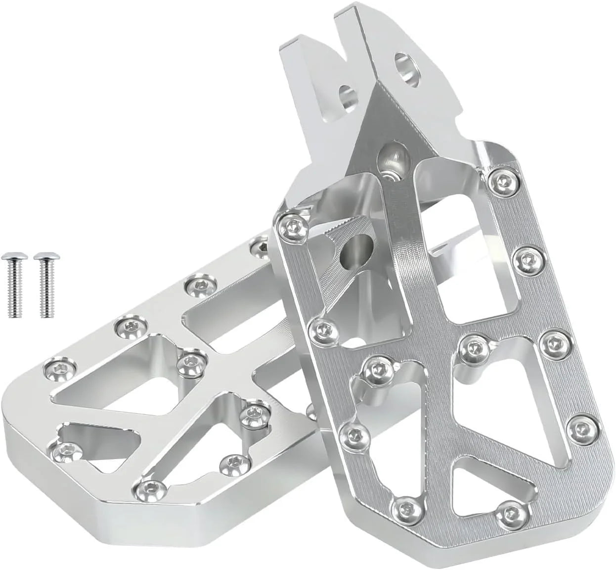 Silver Pegs for Surron Pegs Light Bee X/S Segway X160 X260 Modified Pedals Foot Pegs for SurRon Accessories E-Bikes Motorcycle