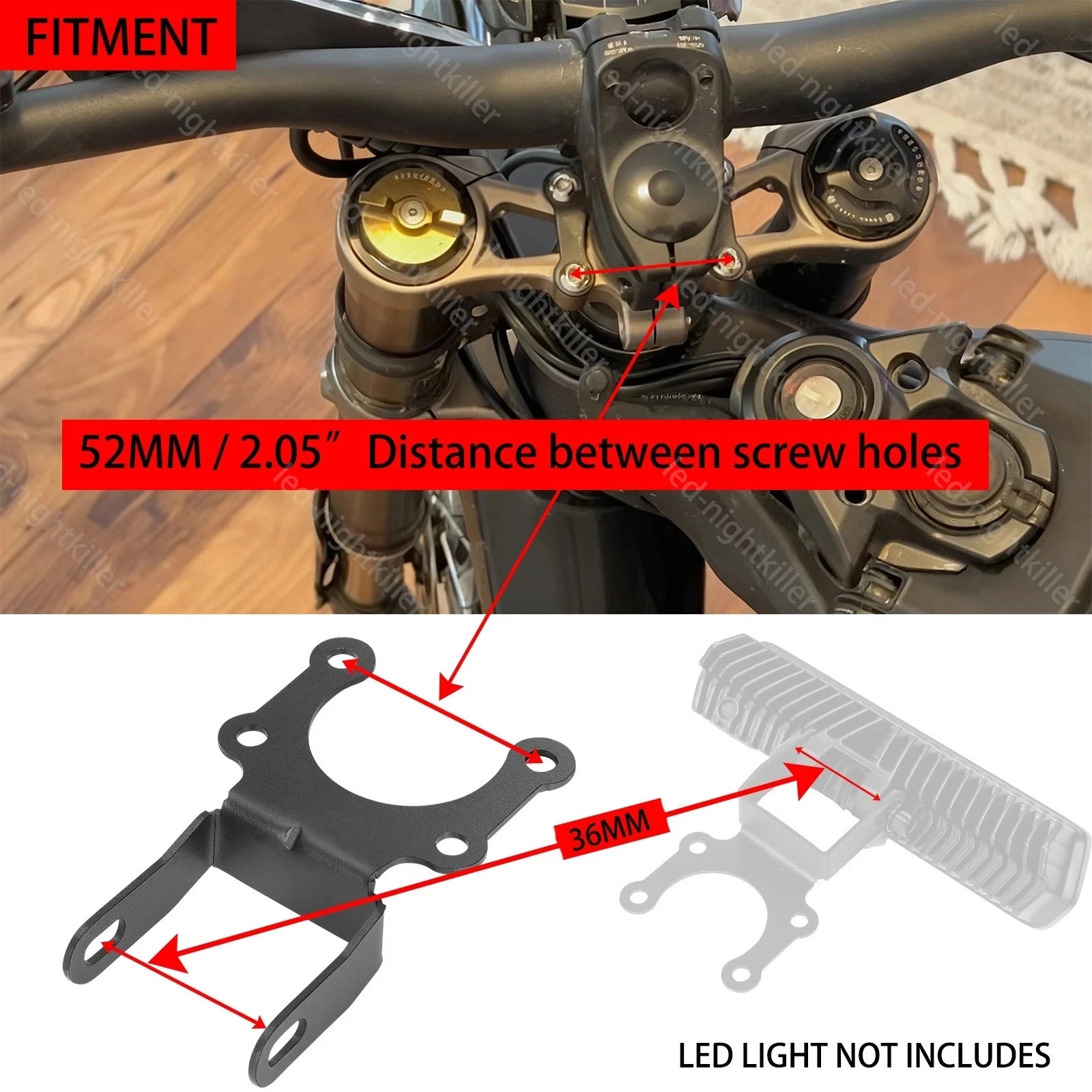 For Sur Ron Sur-Ron SurRon Segway Talaria Plug N Play Waterproof for 20W Headlight Switch White Spot Flood Led Pod Combo Kit Set