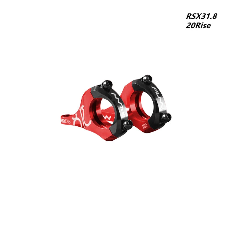 FUNN RSX35 31.8mm Downhill Bicycle Stem Bar Clamp, Full CNC, Direct Mount, DH STEM, 31.8mm, 35mm, 20Rise,adjustment 45mm-50mm