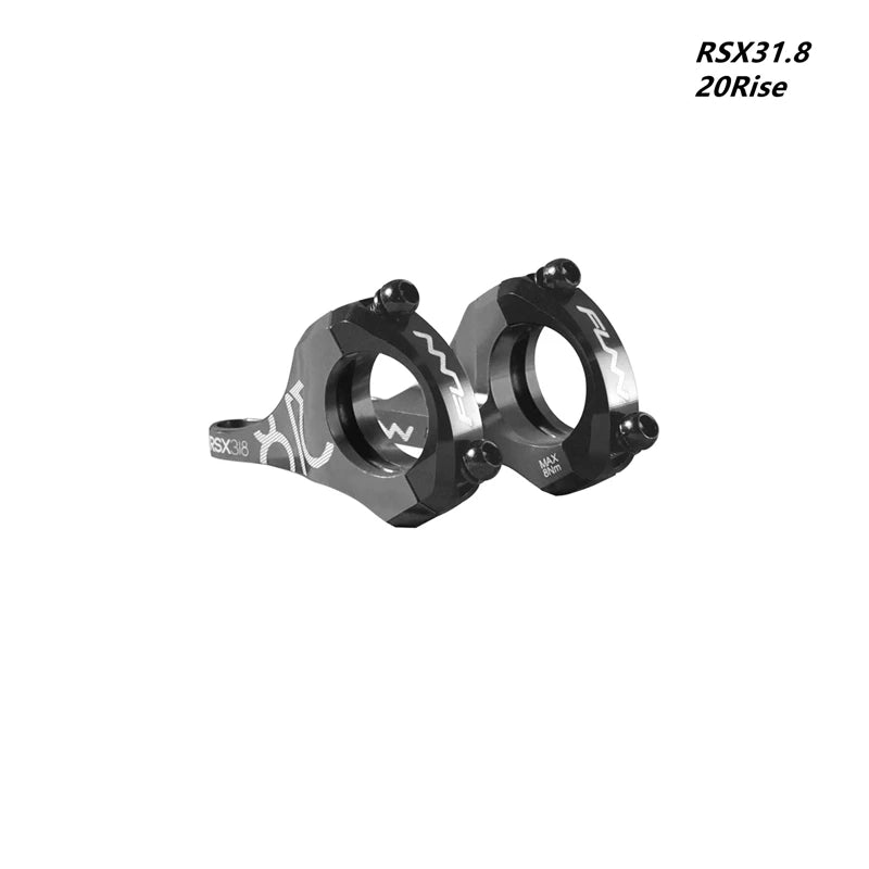 FUNN RSX35 31.8mm Downhill Bicycle Stem Bar Clamp, Full CNC, Direct Mount, DH STEM, 31.8mm, 35mm, 20Rise,adjustment 45mm-50mm