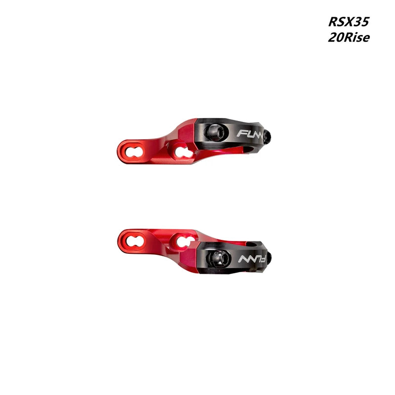 FUNN RSX35 31.8mm Downhill Bicycle Stem Bar Clamp, Full CNC, Direct Mount, DH STEM, 31.8mm, 35mm, 20Rise,adjustment 45mm-50mm