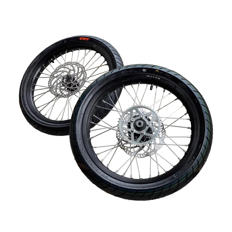 17" Supermoto Wheel Set