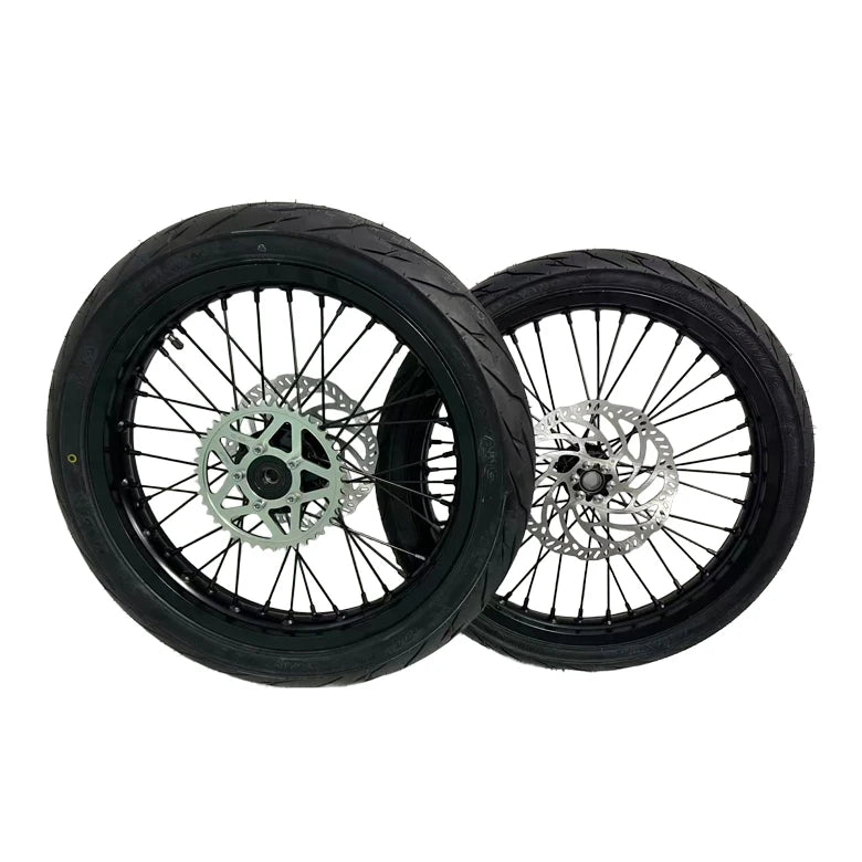 17" Supermoto Wheel Set