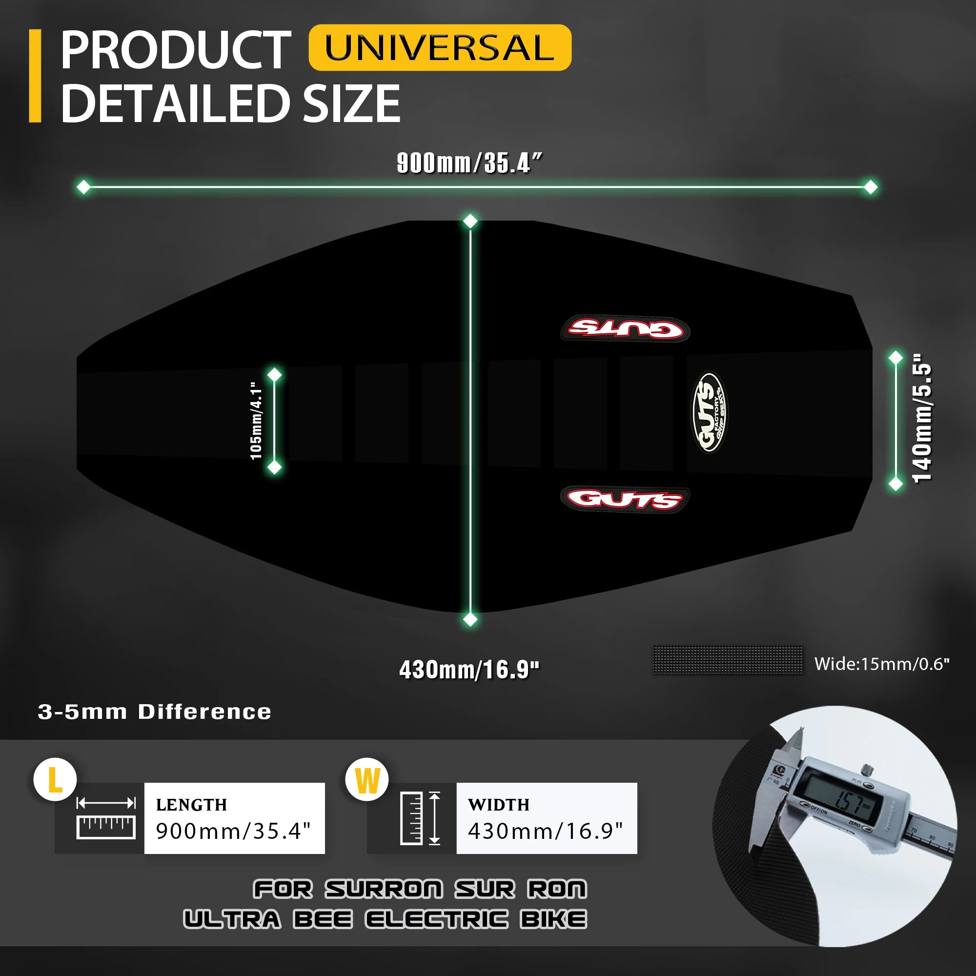 SPACE For SURRON Ultra Bee Motorcycle Accessories Seat Cushion Cover Breathable Waterproof For Surron Ultrabee Electric Bike