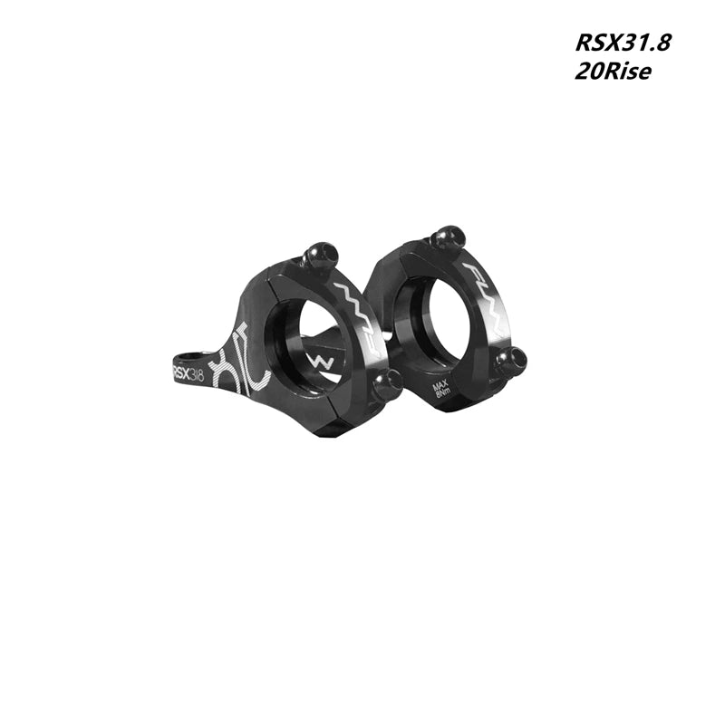 FUNN RSX35 31.8mm Downhill Bicycle Stem Bar Clamp, Full CNC, Direct Mount, DH STEM, 31.8mm, 35mm, 20Rise,adjustment 45mm-50mm