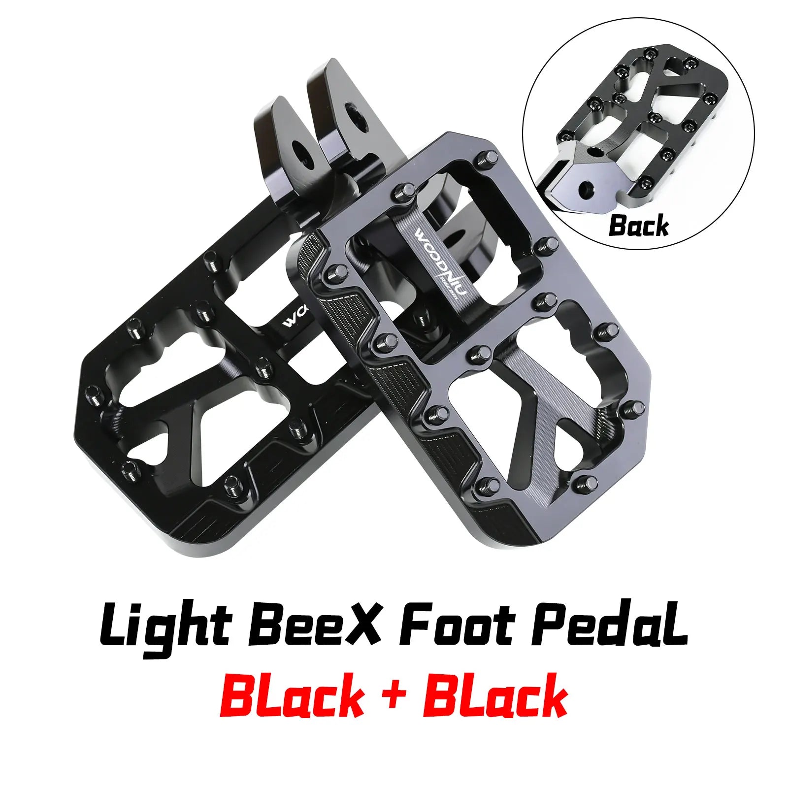 Silver Pegs for Surron Pegs Light Bee X/S Segway X160 X260 Modified Pedals Foot Pegs for SurRon Accessories E-Bikes Motorcycle