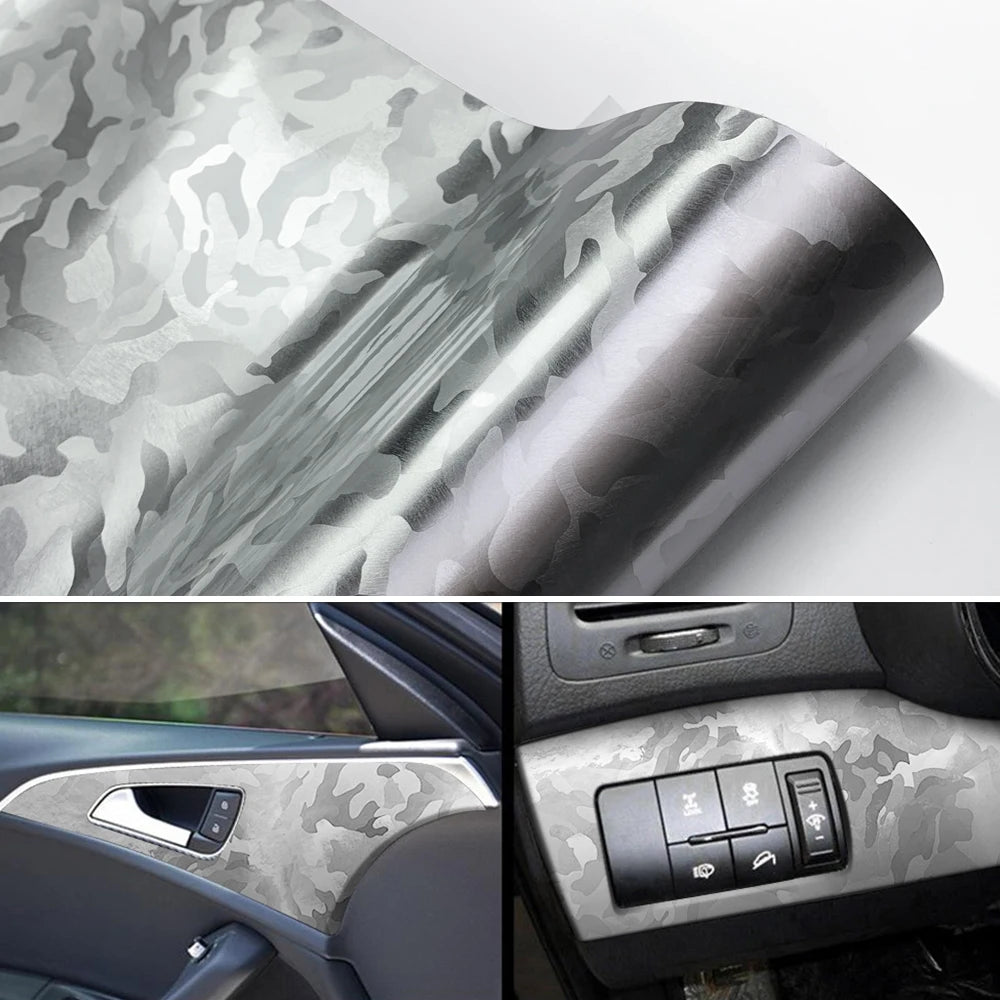 Carbon Fiber Film Glossy Black Car Body Film Forged Carbon Fiber Vinyl Wrap Film Self Adhesive Decal Sticker for Car Accessories